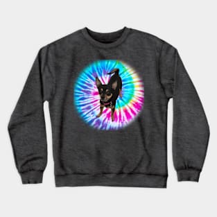 Tie-Dye chihauhau Crewneck Sweatshirt